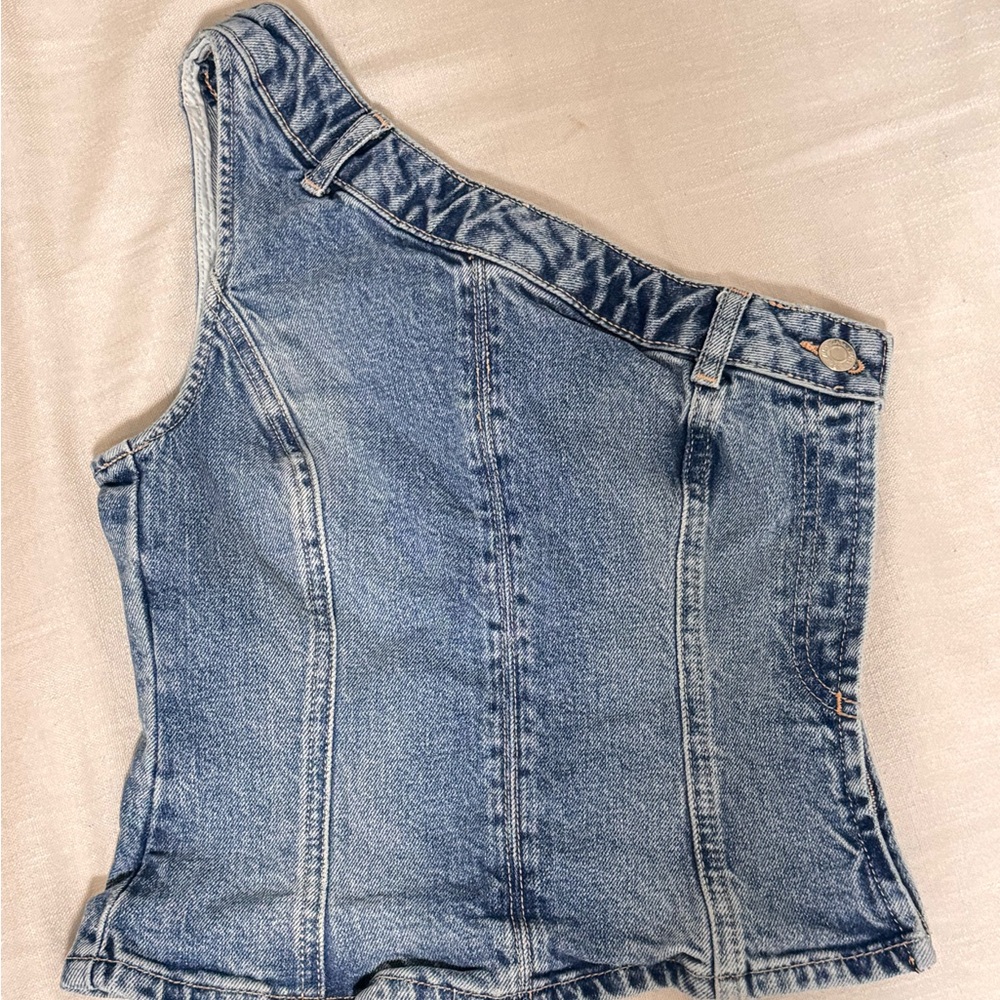 One shoulder strap, Zara Jean top used once size small